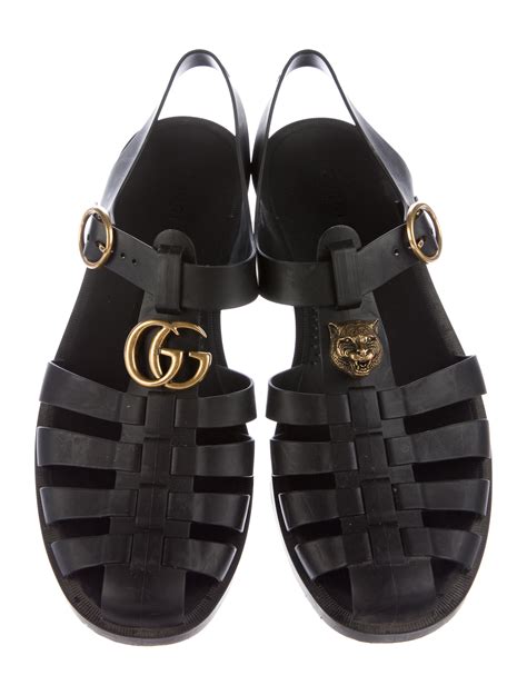 gucci sandals with strap.